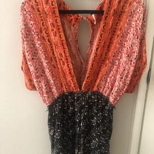 Free People Two Color Romper
